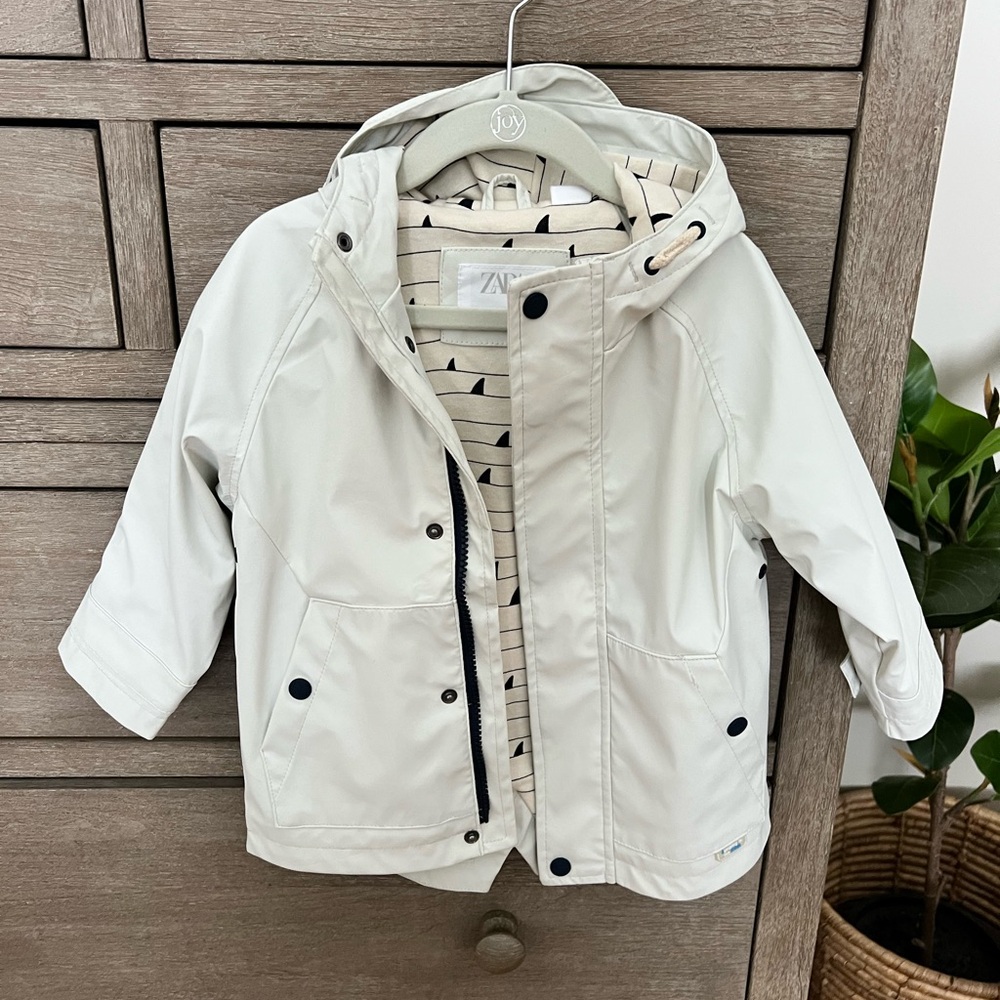 Zara Kids Rain Jacket with Hood - 18-24mo